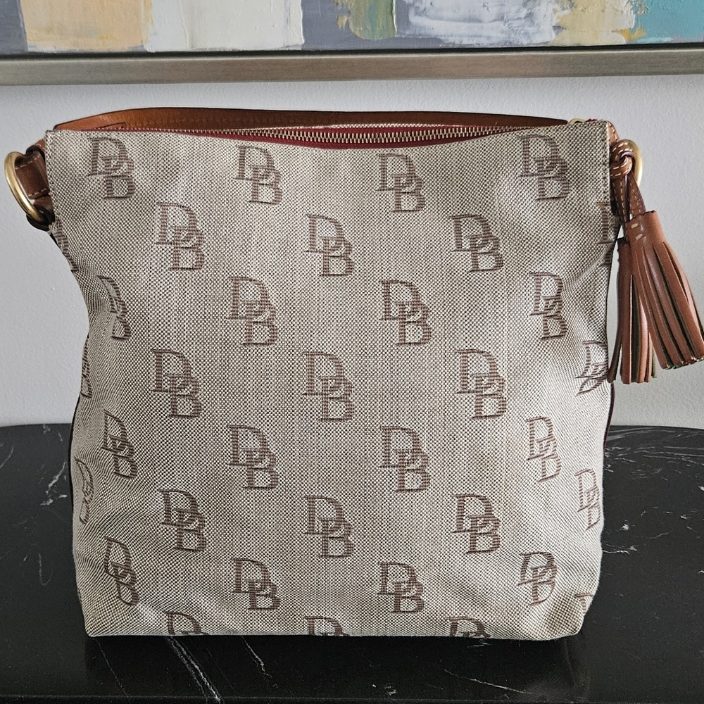 Dooney & Bourke Brown Vintage Tote - Picture 4 of 16